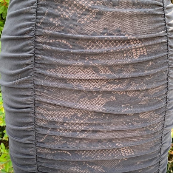 Guess Lace and Mesh Cocktail Dress - Picture 3 of 8